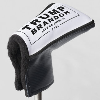 Trump Brandon 2024™ Verkiezingsgolf Hoesje Golf Pu Golfheadcover