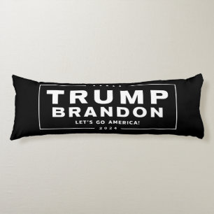Trump Brandon 2024™ Verkiezingsorgaan Pillow Lichaamskussen