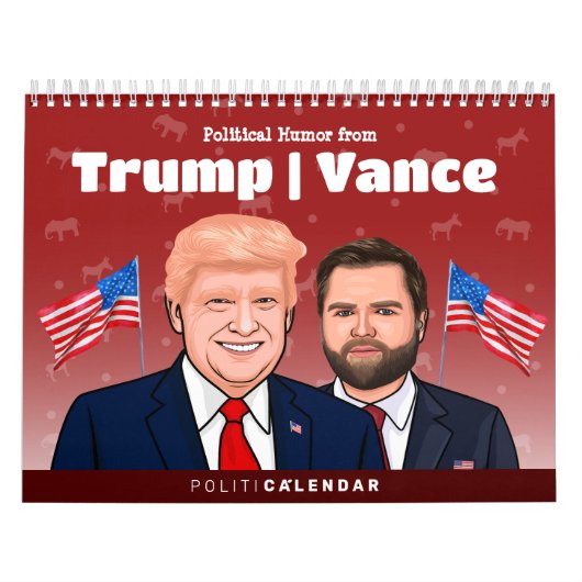 Trump brengt politieke humor voort kalender (Hoes)