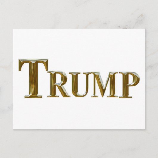 TRUMP BRIEFKAART (Voorkant)