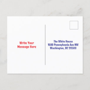 Trump-Briefkaart gericht aan Witte Huis Briefkaart