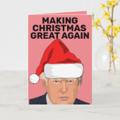 TRUMP BRINGT KERSTMIS WEER GROOT KAART (Gele Bloem)