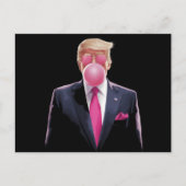 Trump Bubble Gum Briefkaart (Voorkant)