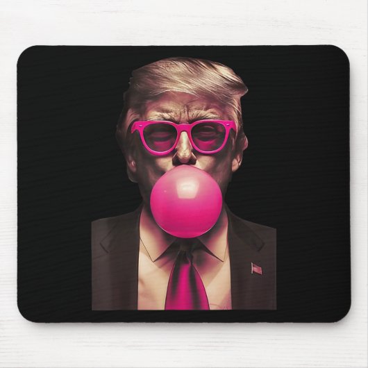 Trump Bubble Gum Grappig Muismat (Voorkant)