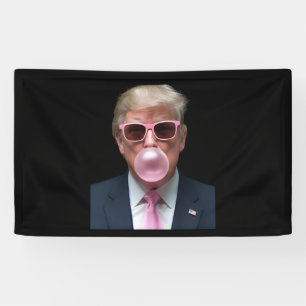 Trump Bubble Gum Roze Grappig VS President Spandoek