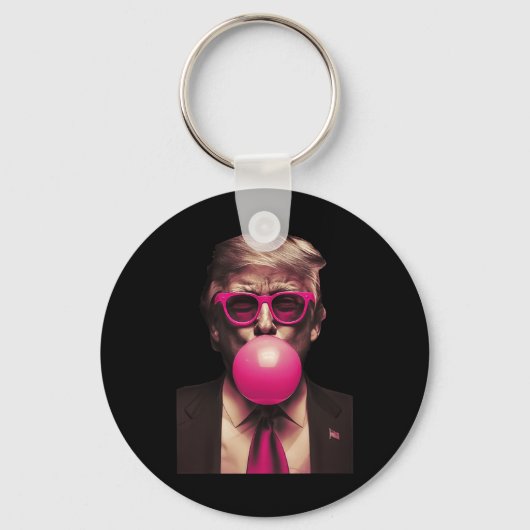 Trump Bubble Gum Sleutelhanger (Voorkant)