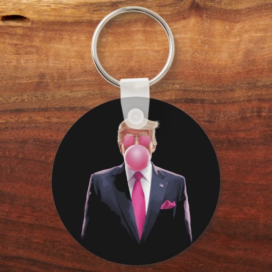 Trump Bubble Gum Sleutelhanger (Voorkant)