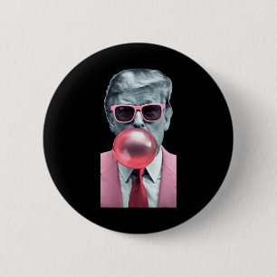 Trump Bubble Gum Yum 1 Ronde Button 5,7 Cm