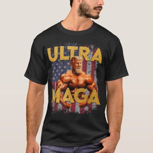 Trump Buff Ultra Maga T-shirt (Voorkant)