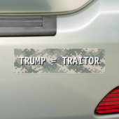 TRUMP = Bump Sticker TRAITOR (En voiture)