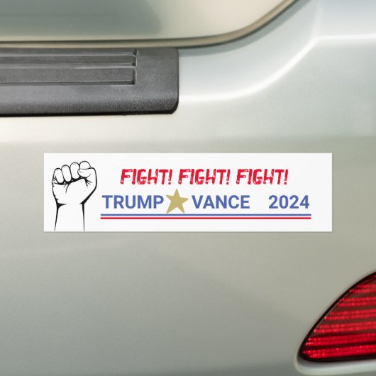 Trump Bumper Sticker Combattez ! Combattez ! Comba (En voiture)