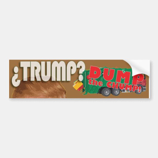 TRUMP BUMPERSTICKER (Voorkant)