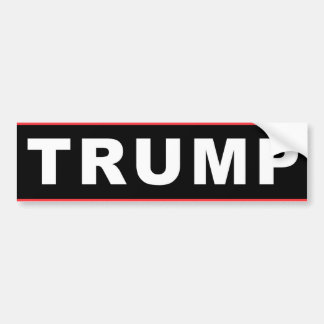 Trump (Bumpersticker Black Logo) Bumpersticker