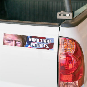 Trump-Bumpersticker met tatige patriotten Bumpersticker