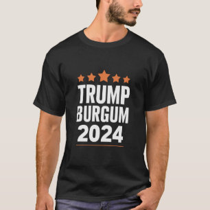 Trump Burgum voor President 2024 VS Verkiezing T-shirt