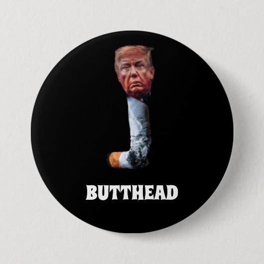 Trump Butthead Button (Voorkant)