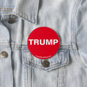 TRUMP-BUTTON RONDE BUTTON 7,6 CM (In situ)