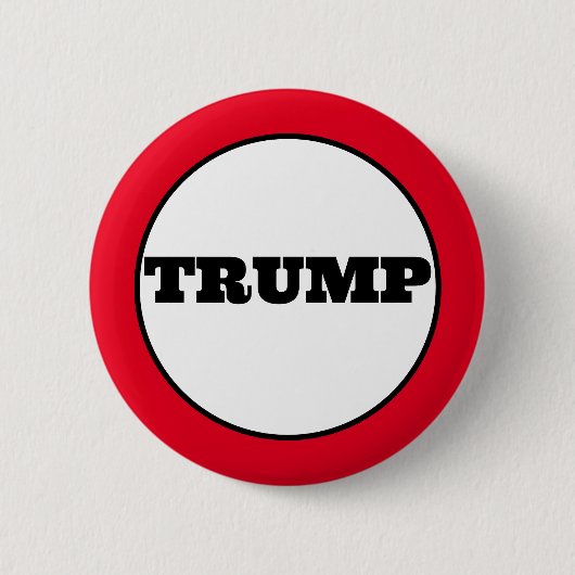 Trump-campagne Ronde Button 5,7 Cm (Voorkant)