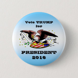 Trump Campaign Button 2016-3, van AntsAfire