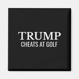 Trump Cheat Bij Golf – Grappige Politieke Protest Magneet