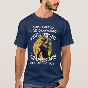 Trump Cheeseburger Jezus T-shirt