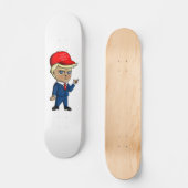 Trump chibi skateboard (Voorkant)