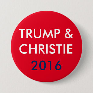 Trump & Christie 3 Inch Round Button