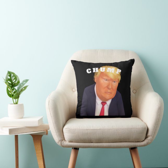 Trump/Chump Throw Pillow Kussen (Stoel)