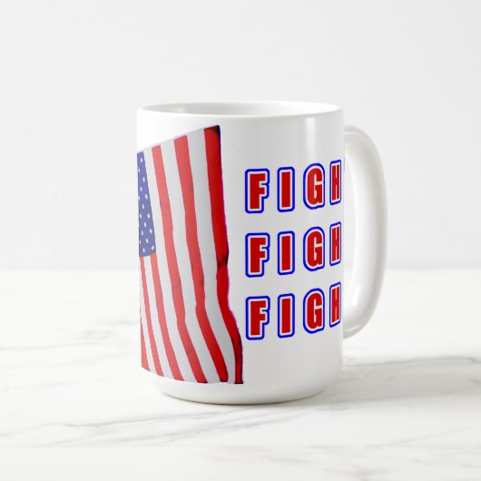 Trump COMBATTRE la tasse de café (Devant droit)