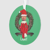 Trump comme un elfe de Noël laid   (devant)