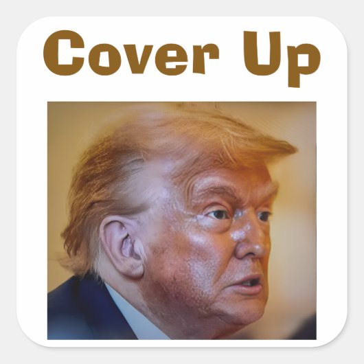Trump/Cover Up Sticker (Devant)