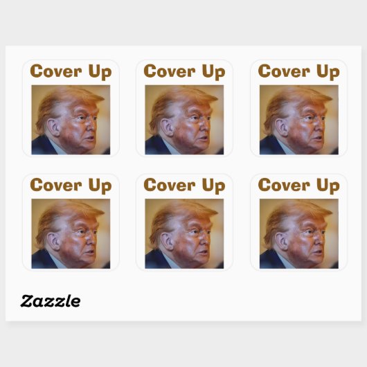 Trump/Cover Up Sticker (Feuille)