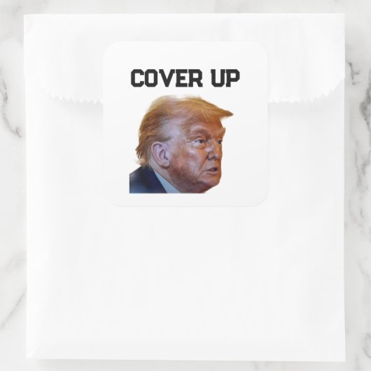 Trump Cover Up Sticker (Sac)