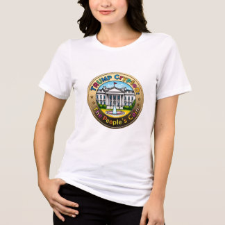Trump Crypto: de munt van het volk - Bold Patrioti Tri-Blend Shirt