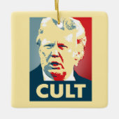 Trump Cult Keramisch Ornament (Voorkant)