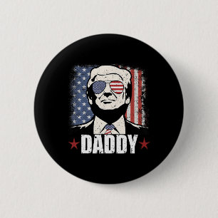 Trump Daddy 2025 Officieel Trump Daddy Grappig 1  Ronde Button 5,7 Cm