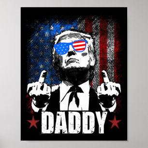 Trump Daddy 2025 Officieel Trump Daddy Grappig 3  Poster