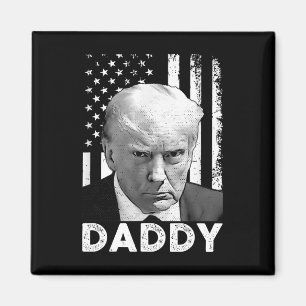 Trump Daddy 2025 President Anhangers Mannen En Vro Magneet