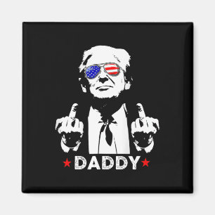 Trump Daddy 2025 President Ondersteuners Mannen En Magneet