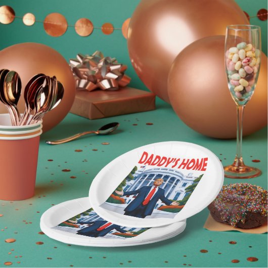 Trump Daddys Home Papieren Bordje (Multi)