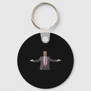 Trump Daddys Home Witte Huis 2024 2 kant Sleutelhanger