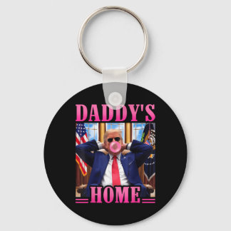 Trump Daddys Home Witte Huis 2024 3 Sleutelhanger