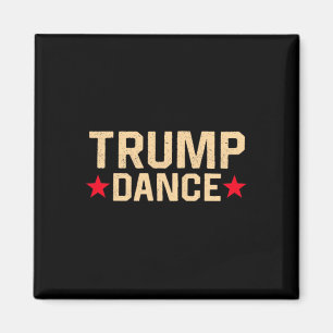 Trump Dance 2024 QR 4547 Funny Trump Dancing Code Magneet
