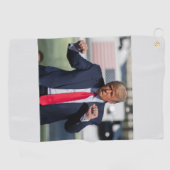 Trump Dance grappig Golfhanddoek (Horizontaal)