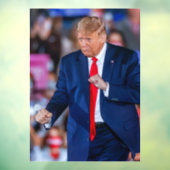 Trump Dance grappig Raamsticker (Vel 3)