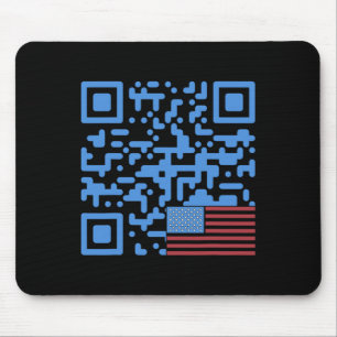Trump Dance QR Code Vlag VS Trump -elepha Muismat