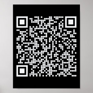 Trump Dance QR Funny President Dance Code (op de a Poster