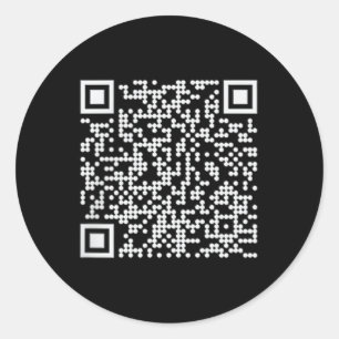Trump Dance QR Funny President Trump Dancing Code Ronde Sticker