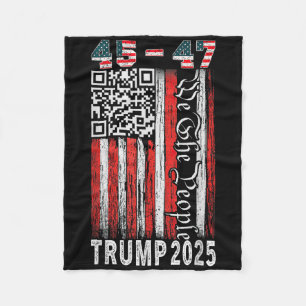 Trump Dance Troll QR Grappig President Trump Dance Fleece Deken