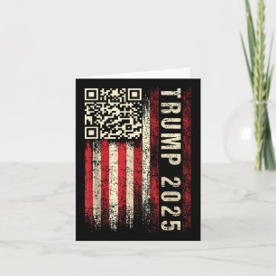 Trump Dance Troll QR Grappig President Trump Dance Kaart